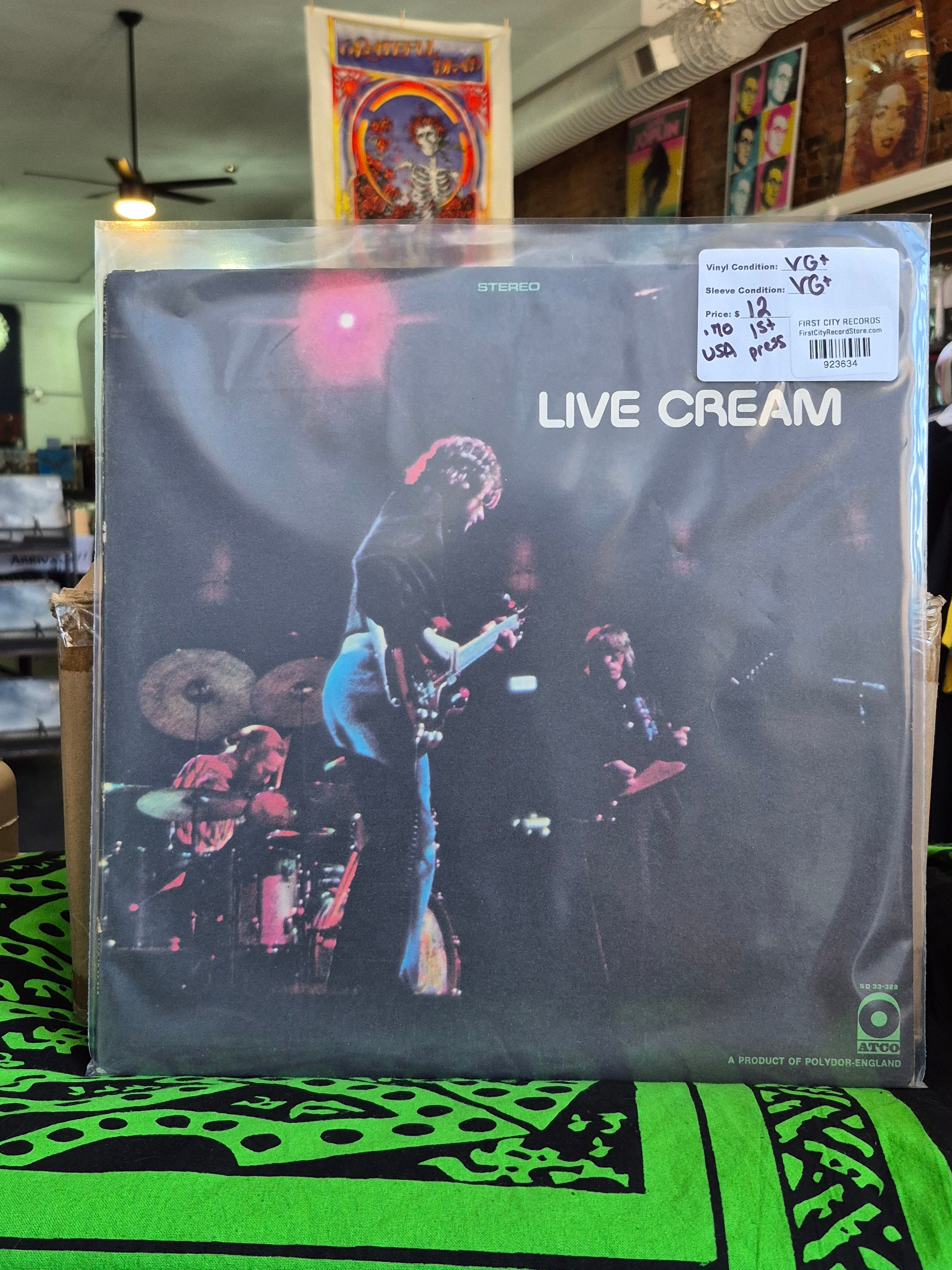 Cream - Live Cream (1970, 1st Pressing, USED)