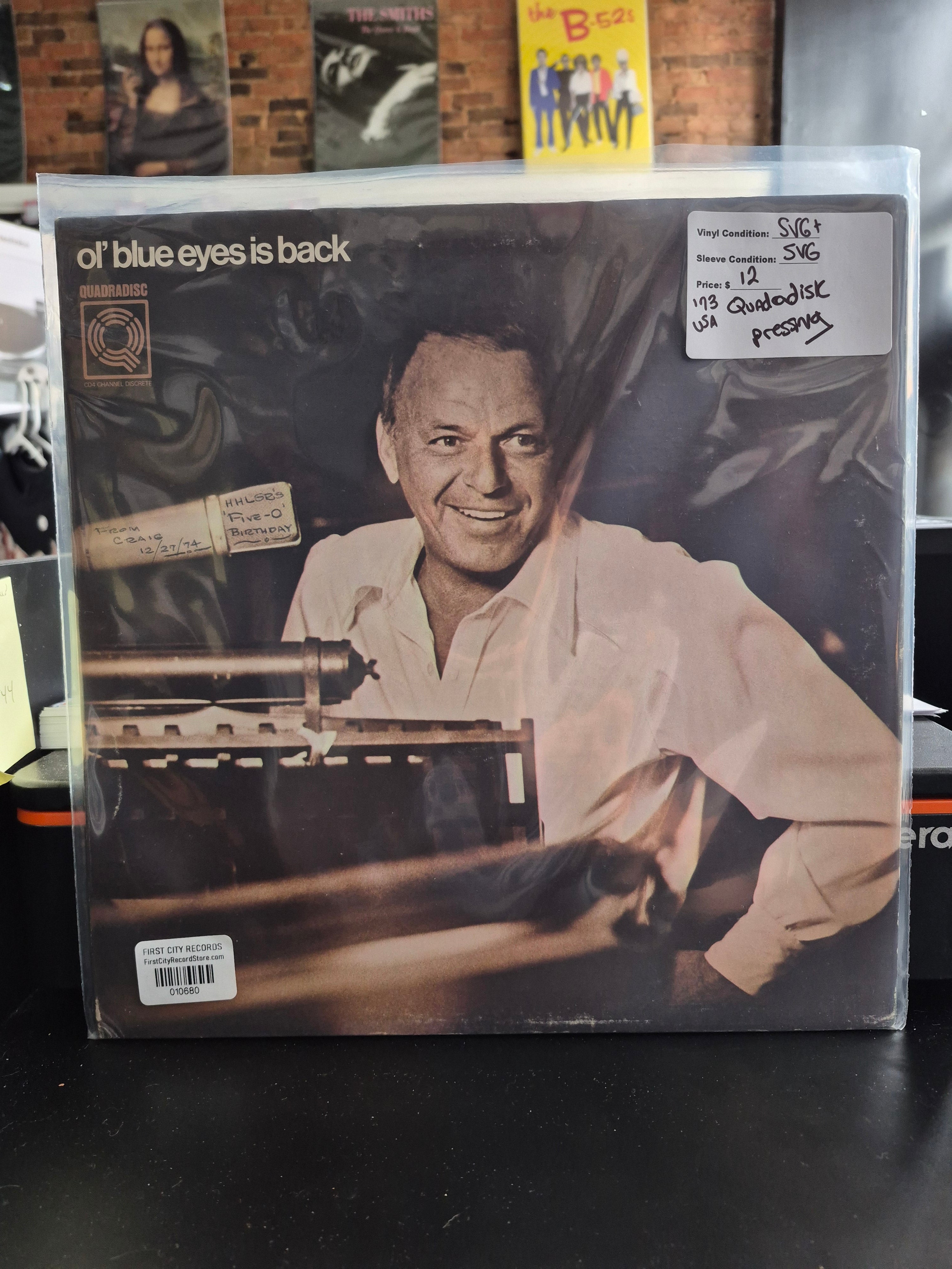 Frank Sinatra - Ol' Blue Eyes Is Back (1973, Quadraphonic, USED)