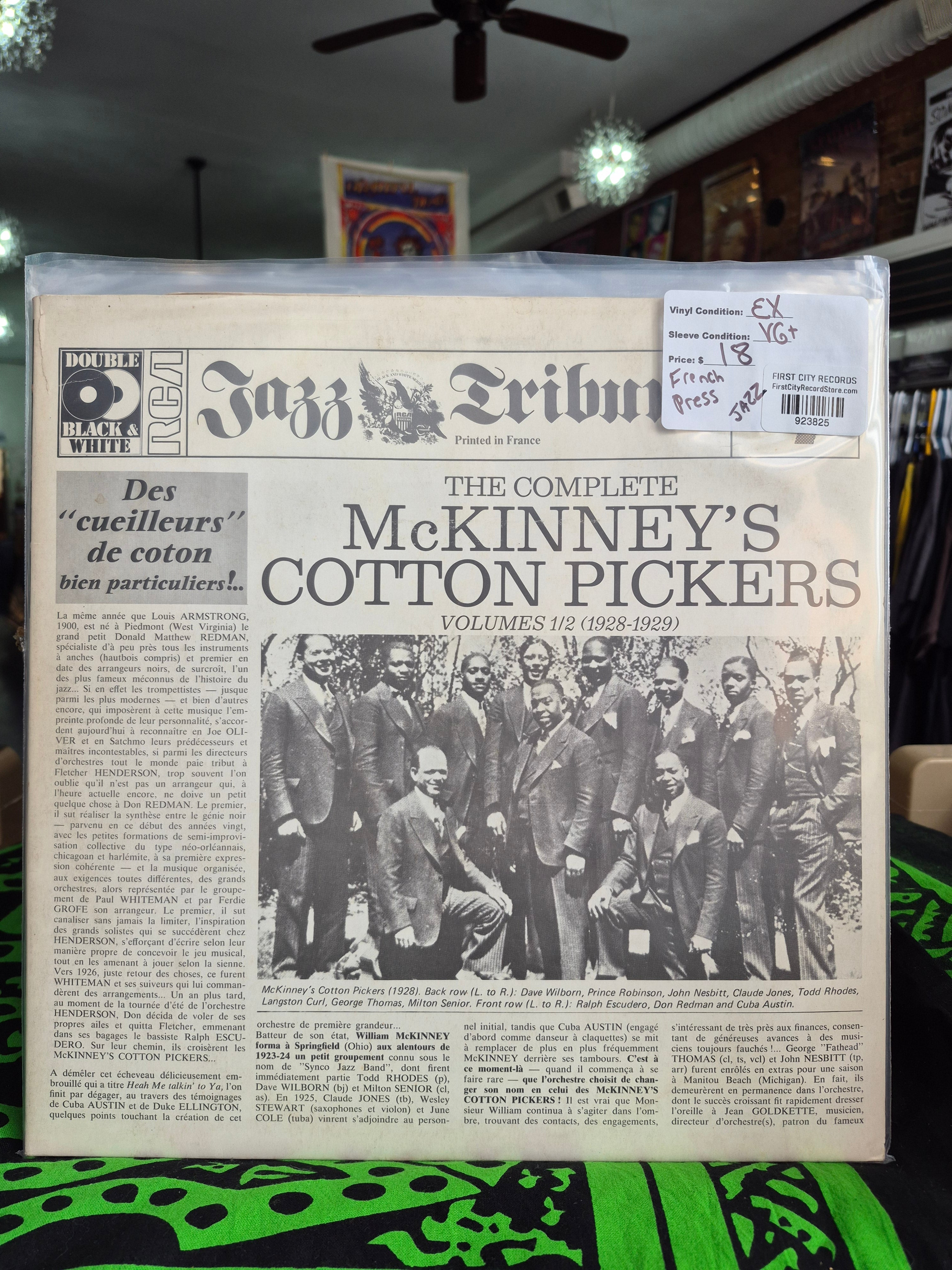 McKinney's Cotton Pickers Volumes 1 & 2 (France Pressing, USED)