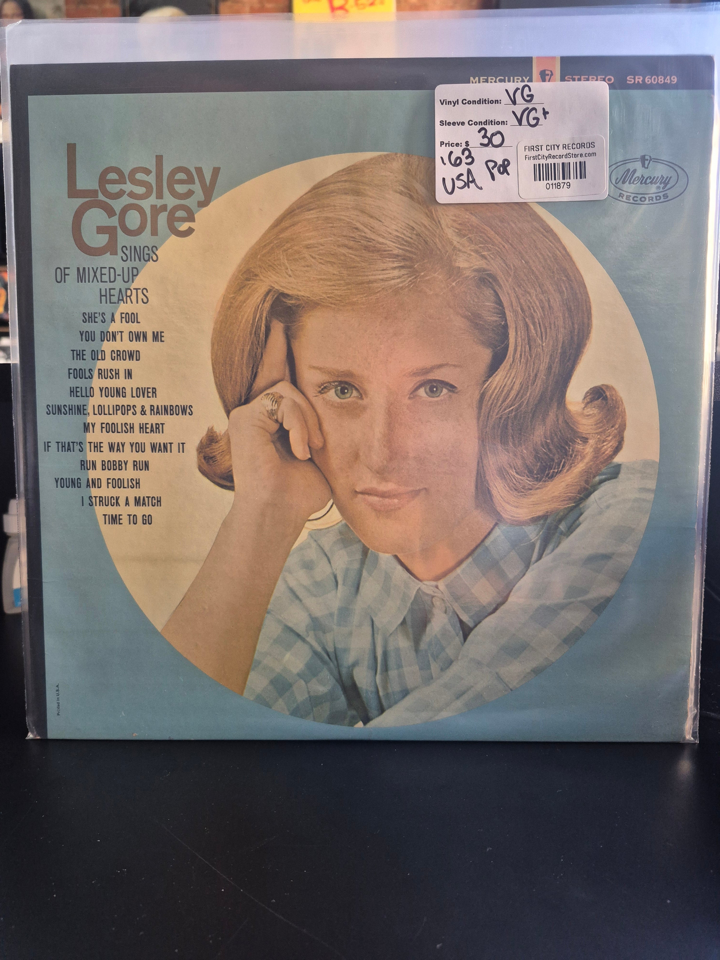 Lesley Gore - Sings of Mixed Up Hearts (1963, USED)