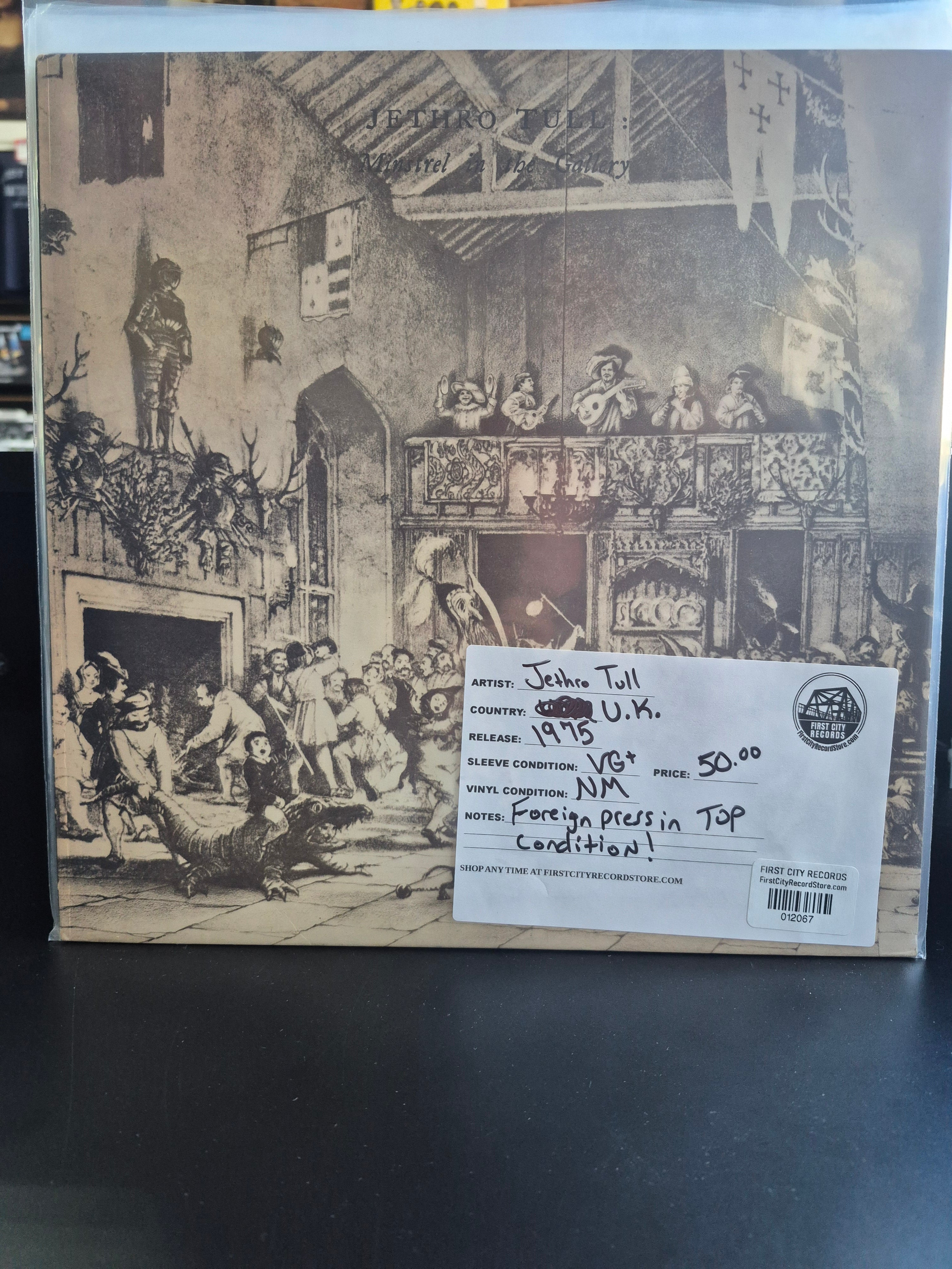 Jethro Tull - Minstrel In The Gallery (1975 U.K. Pressing, USED)
