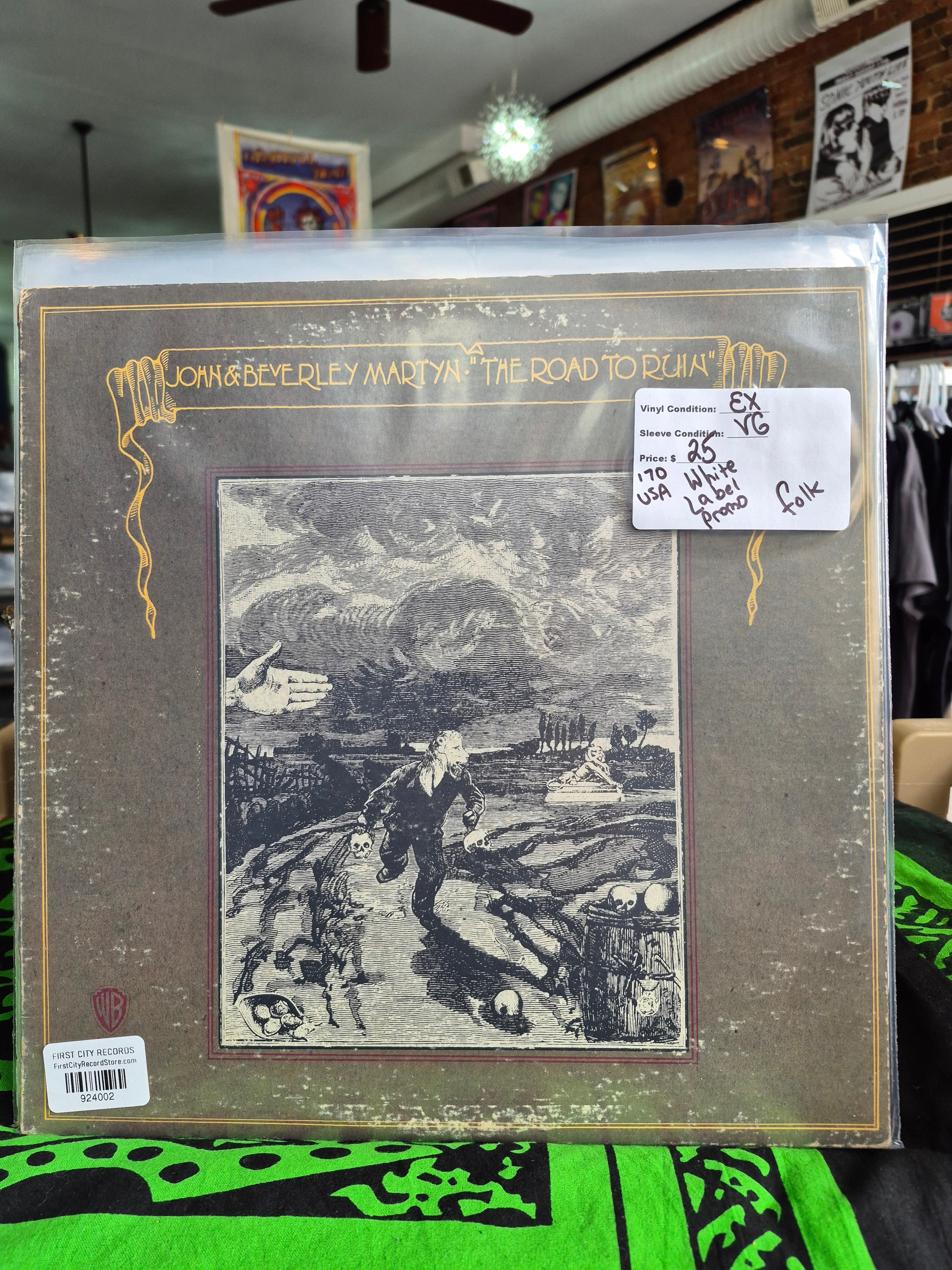 John & Beverly Martyn - The Road To Ruin (1970, White Label Promo, USED)