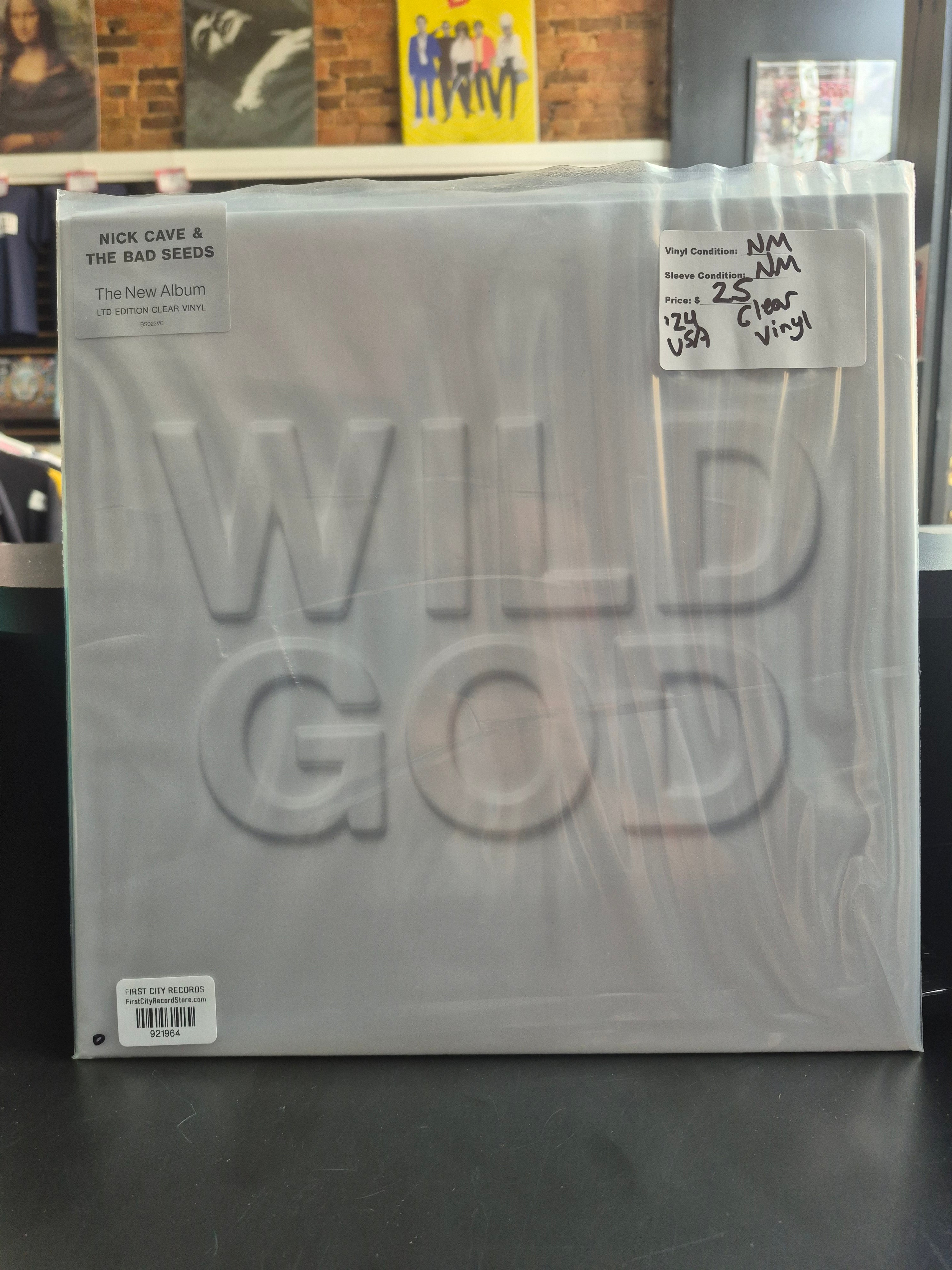 Nick Cave & The Bad Seeds - Wild God (2024, Clear Vinyl, USED)