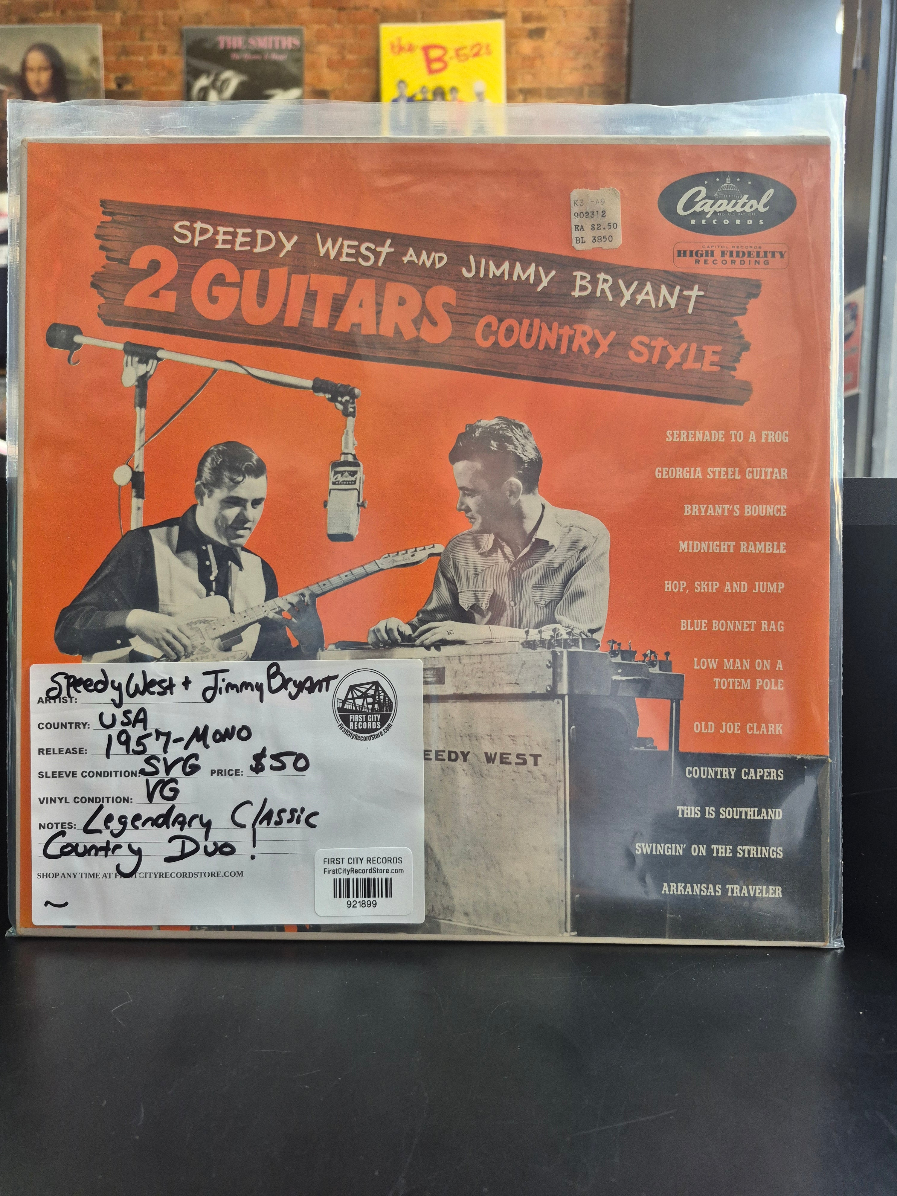 Speedy West & Jimmy Bryant - 2 Guitars Country Style (1957, USED)