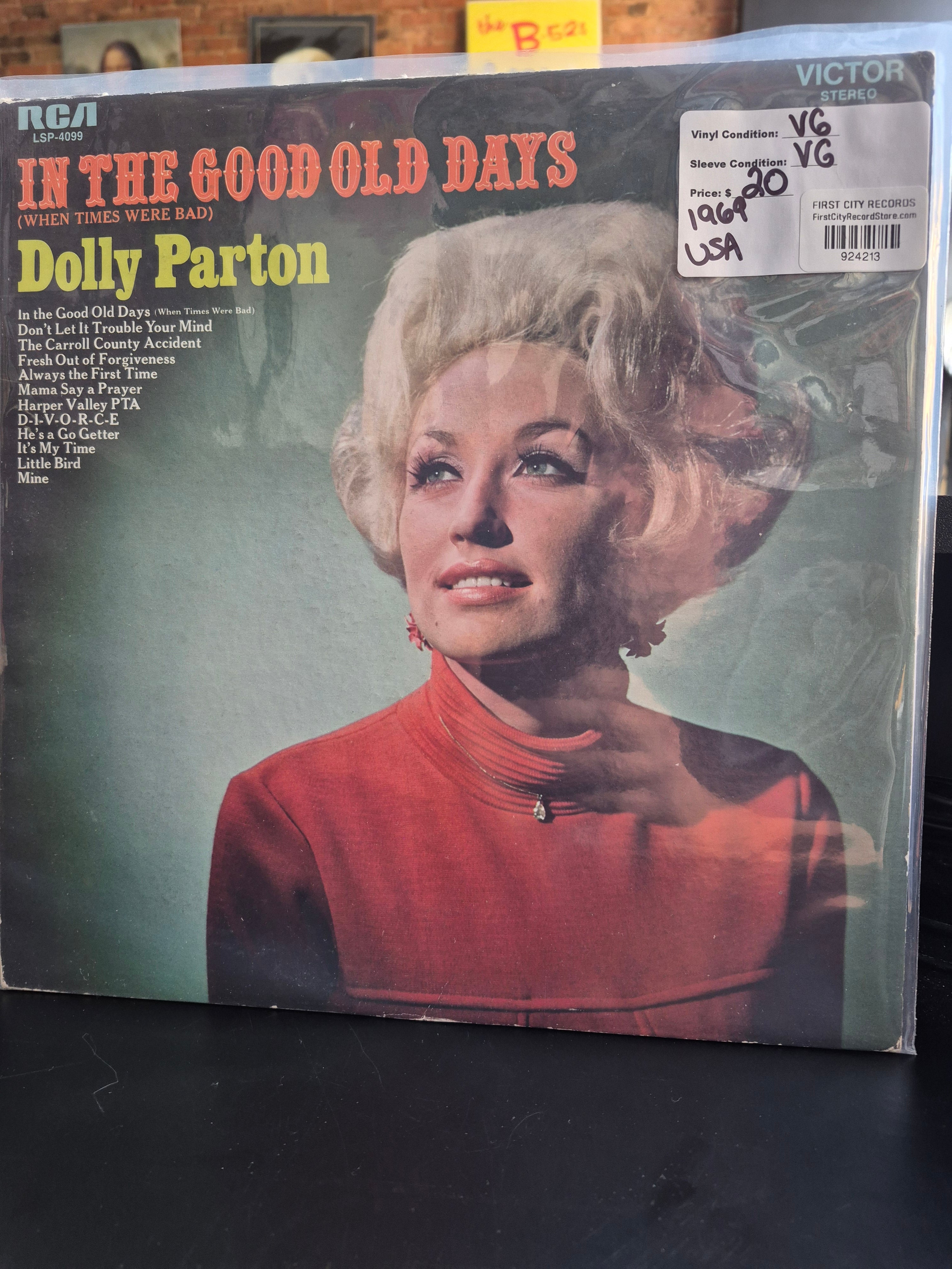 Dolly Parton - In the Good Old Days (1969, USED)