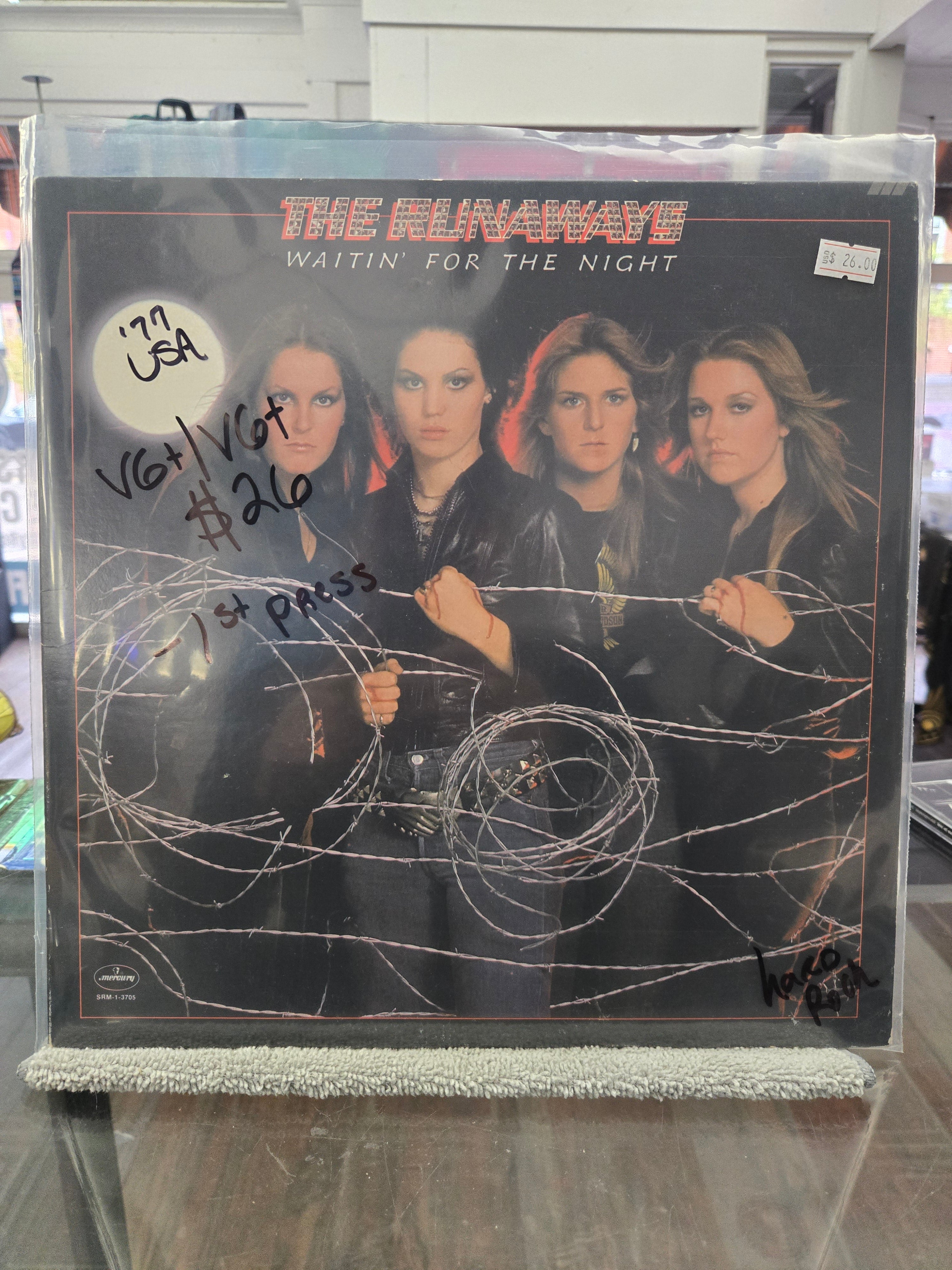The Runaways - Waitin' For The Night (1977, First Press)