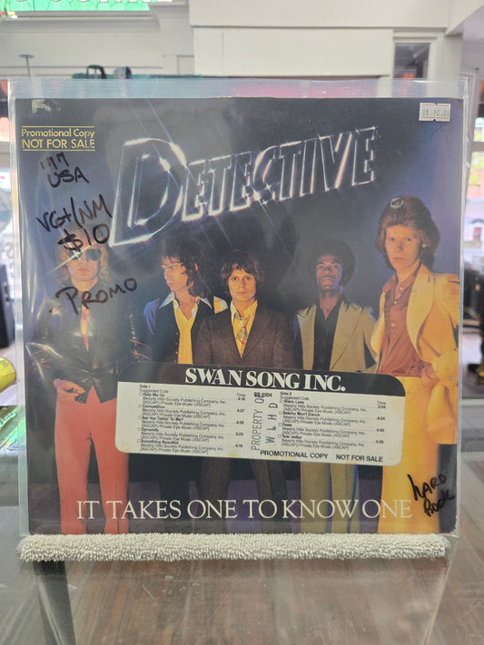 Detective - It Takes One To Know One (1977, Radio timing strip, Promo)