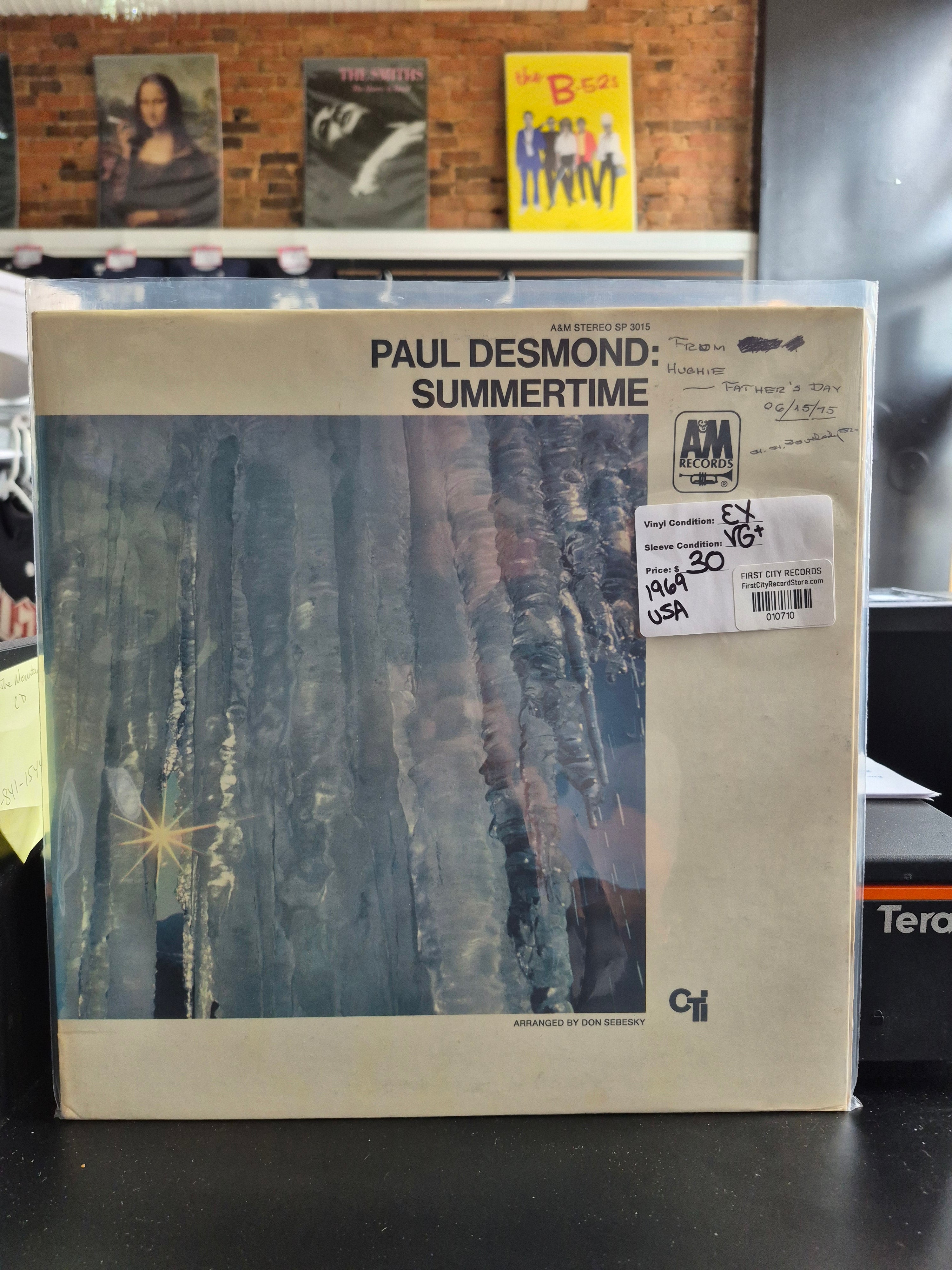 Paul Desmond - Summertime (1969, USED)