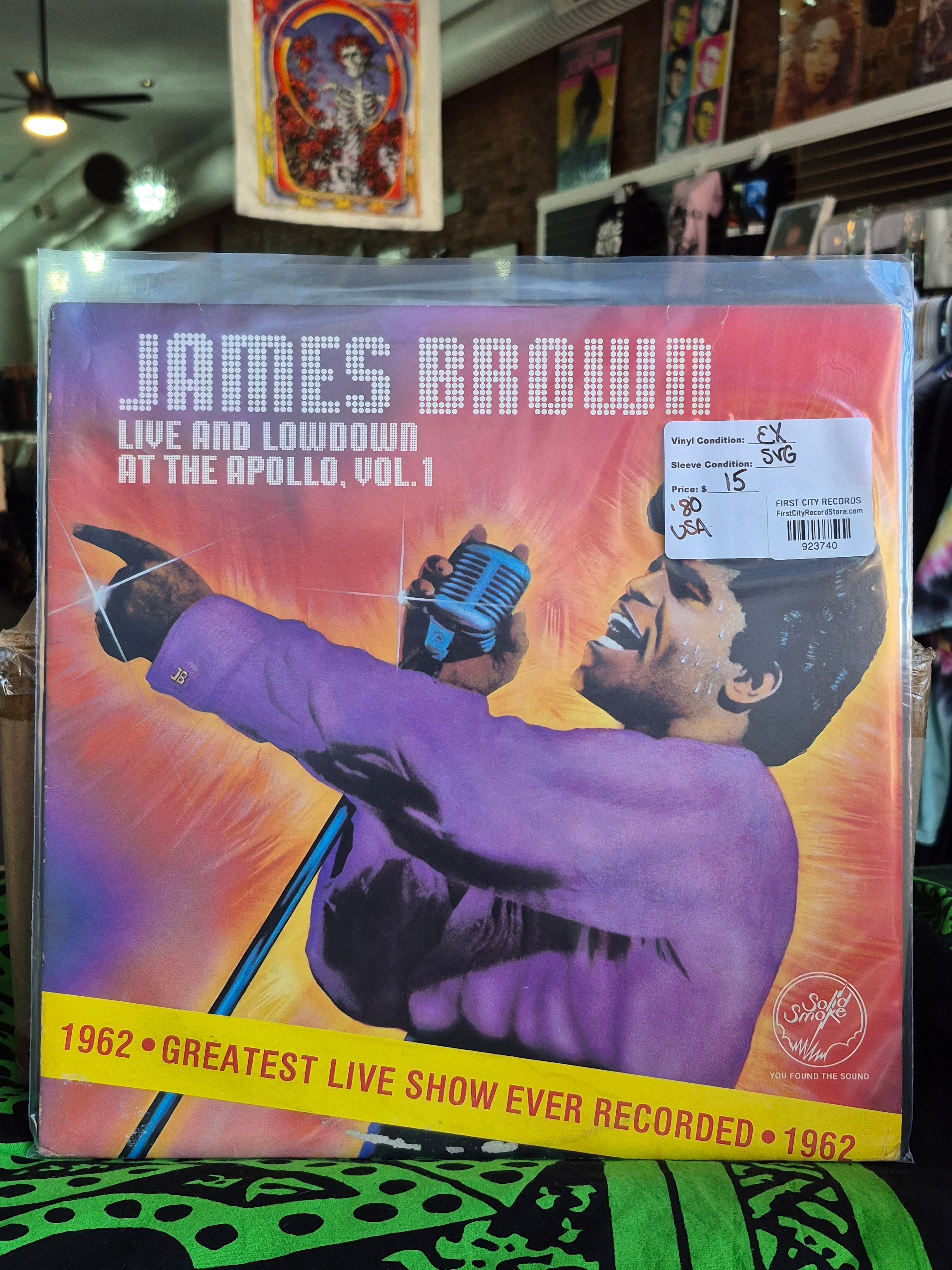 James Brown - Live and Lowdown at the Apollo Vol 1 (1980, USED)