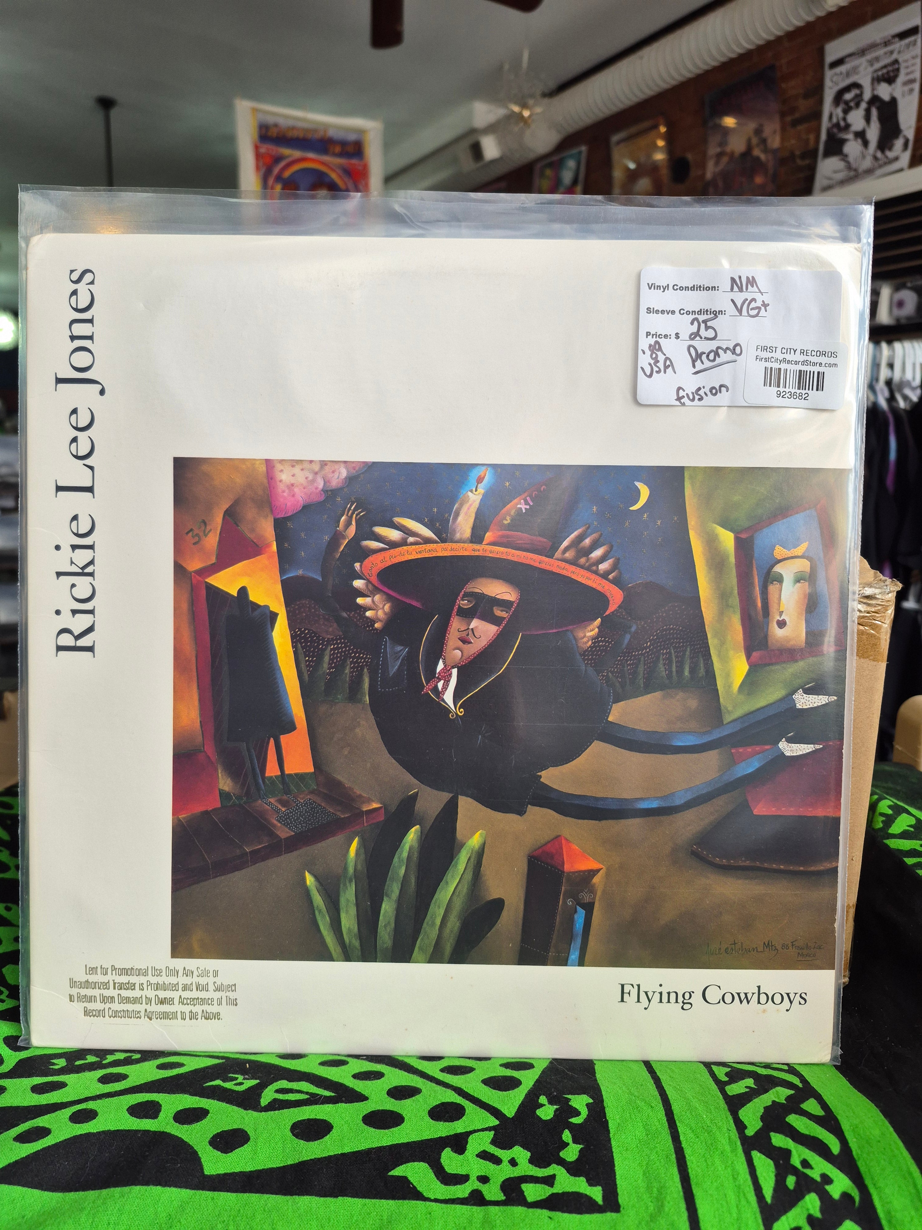 Rickie Lee Jones - Flying Cowboys (1989, Promo, USED)