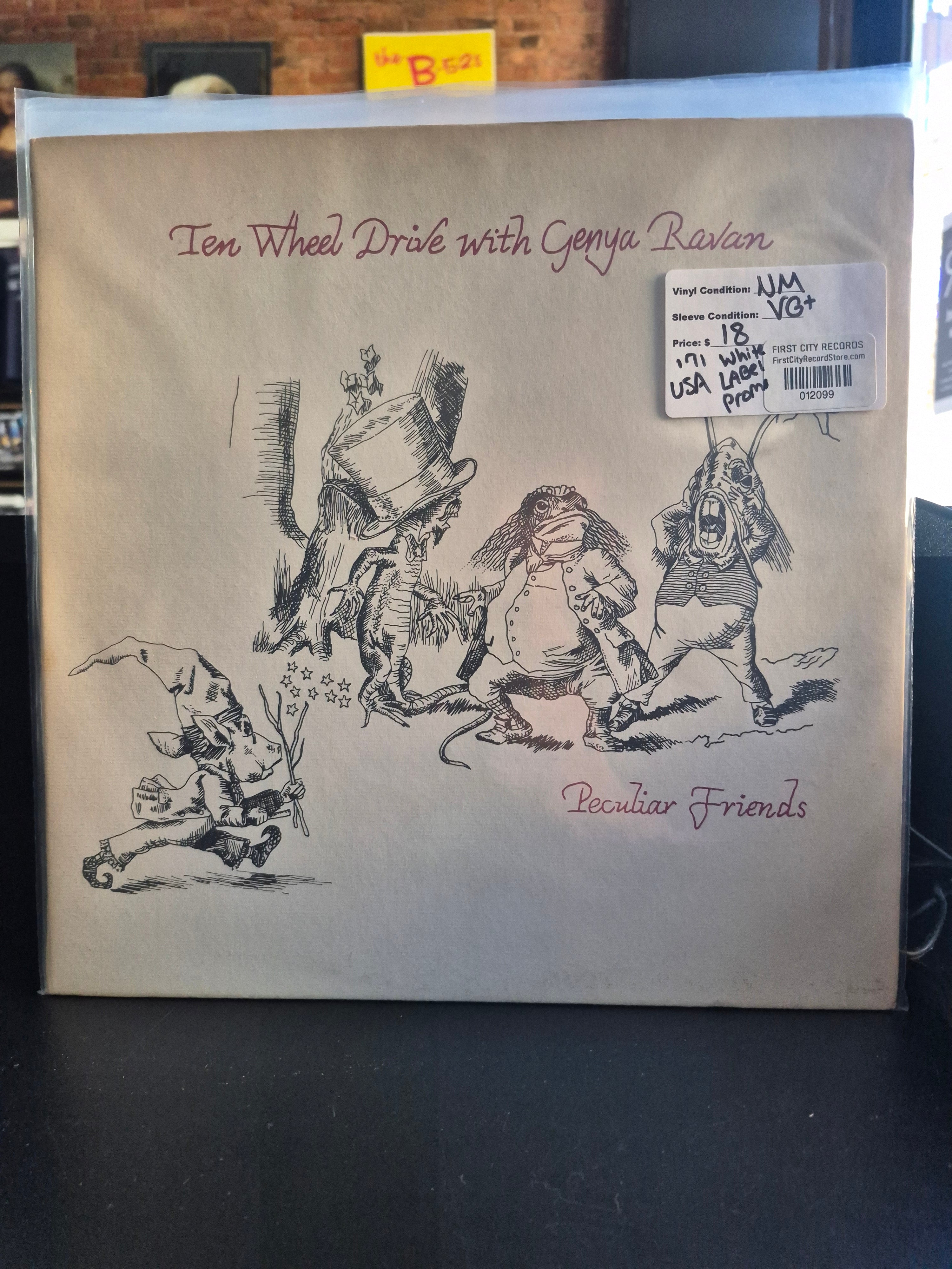 Ten Wheel Drive - Peculiar Friends (1971, White Label Promo, USED)