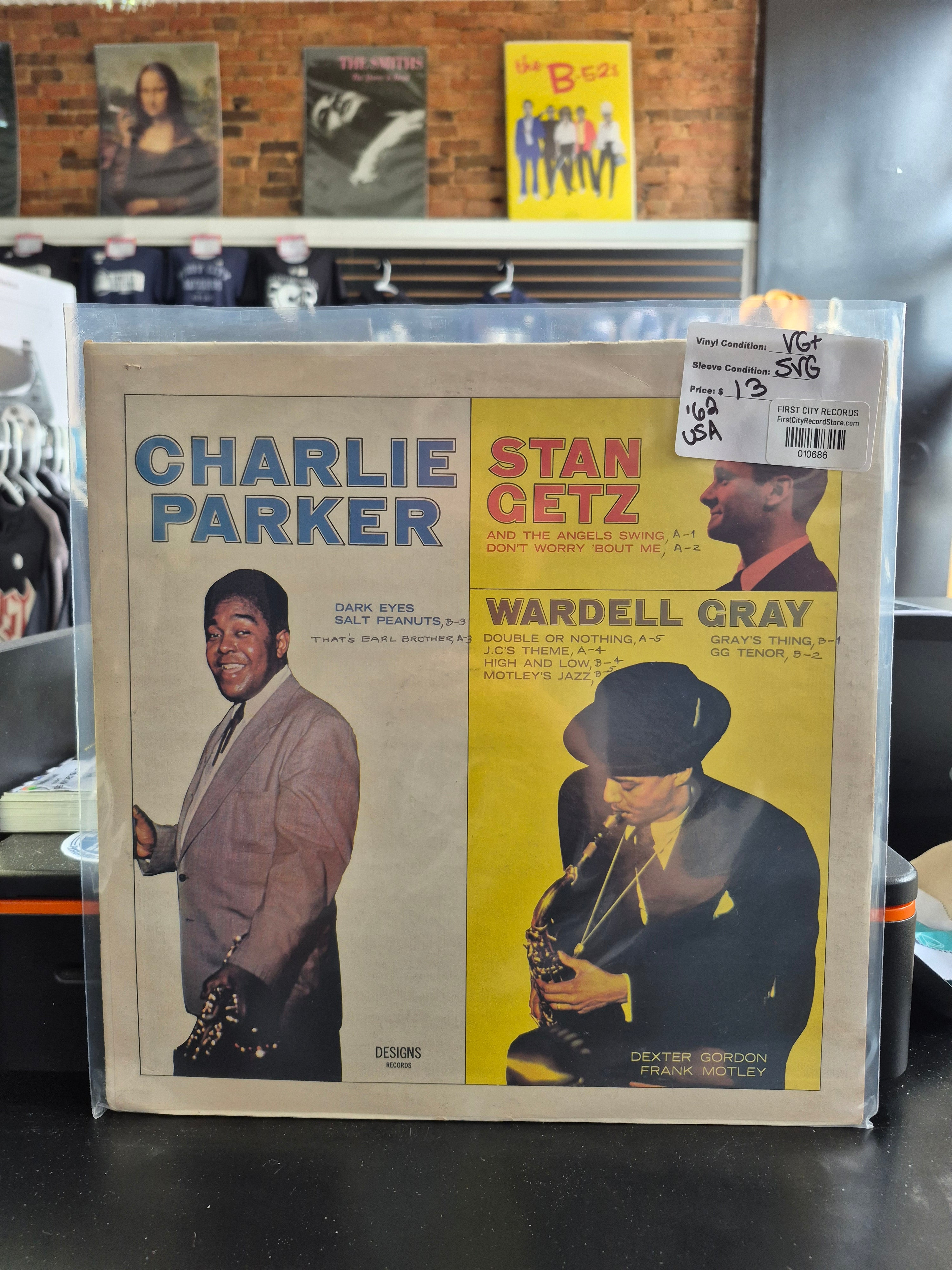 Charlie Parker, Stan Getz, Wardell Gray - Compilation (1962, USED)