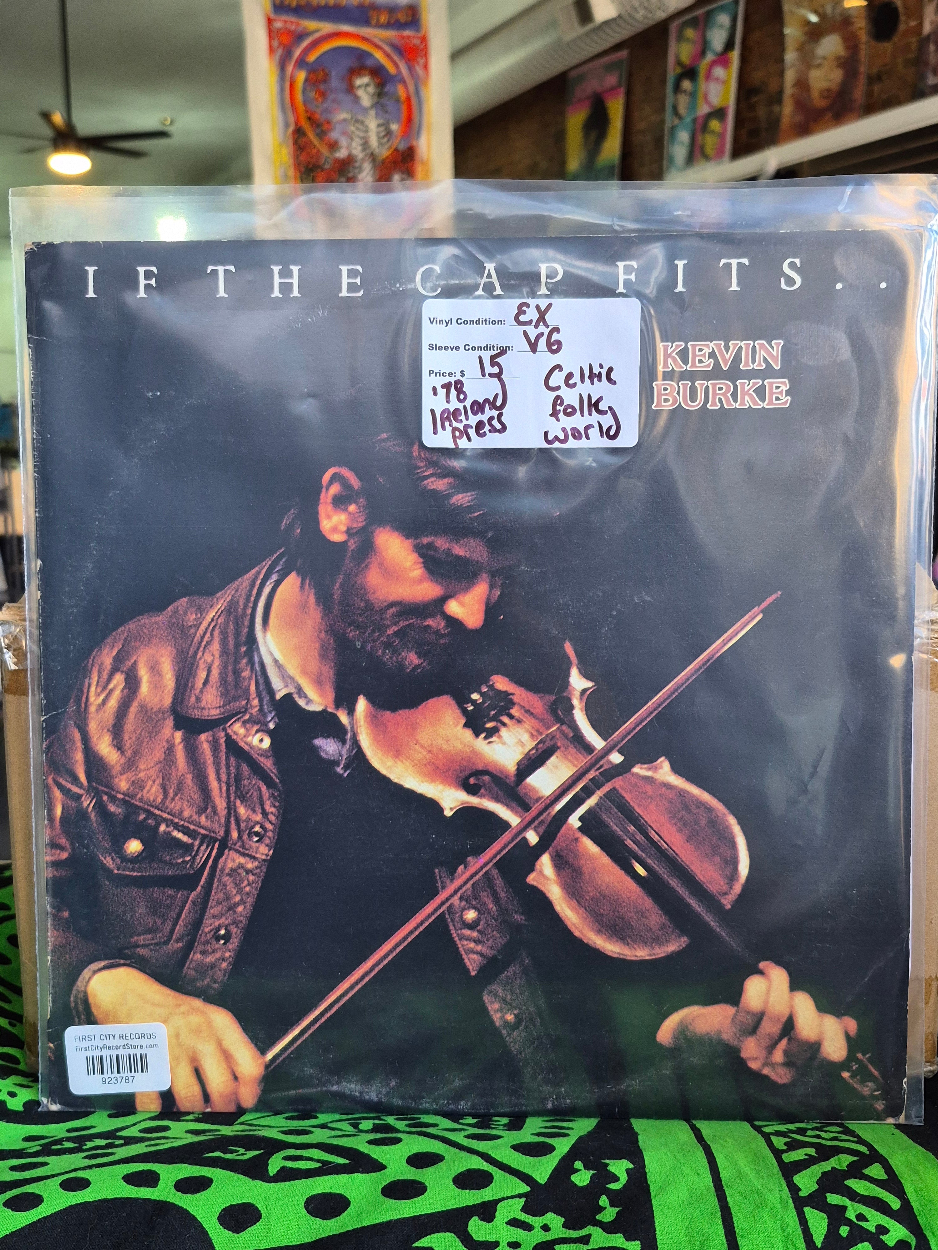 Kevin Burke - If The Cap Fits (1978, Ireland Pressing, USED)
