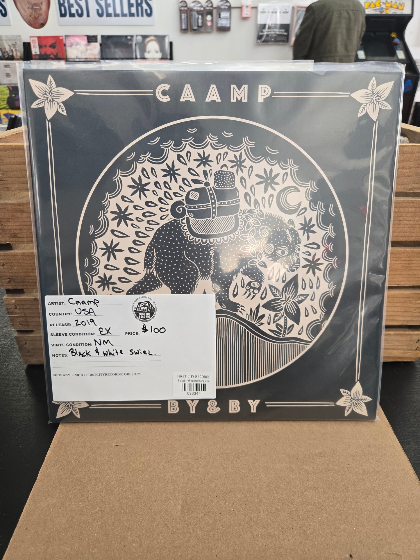 Caamp - By & By (2019, Black & White Swirl)