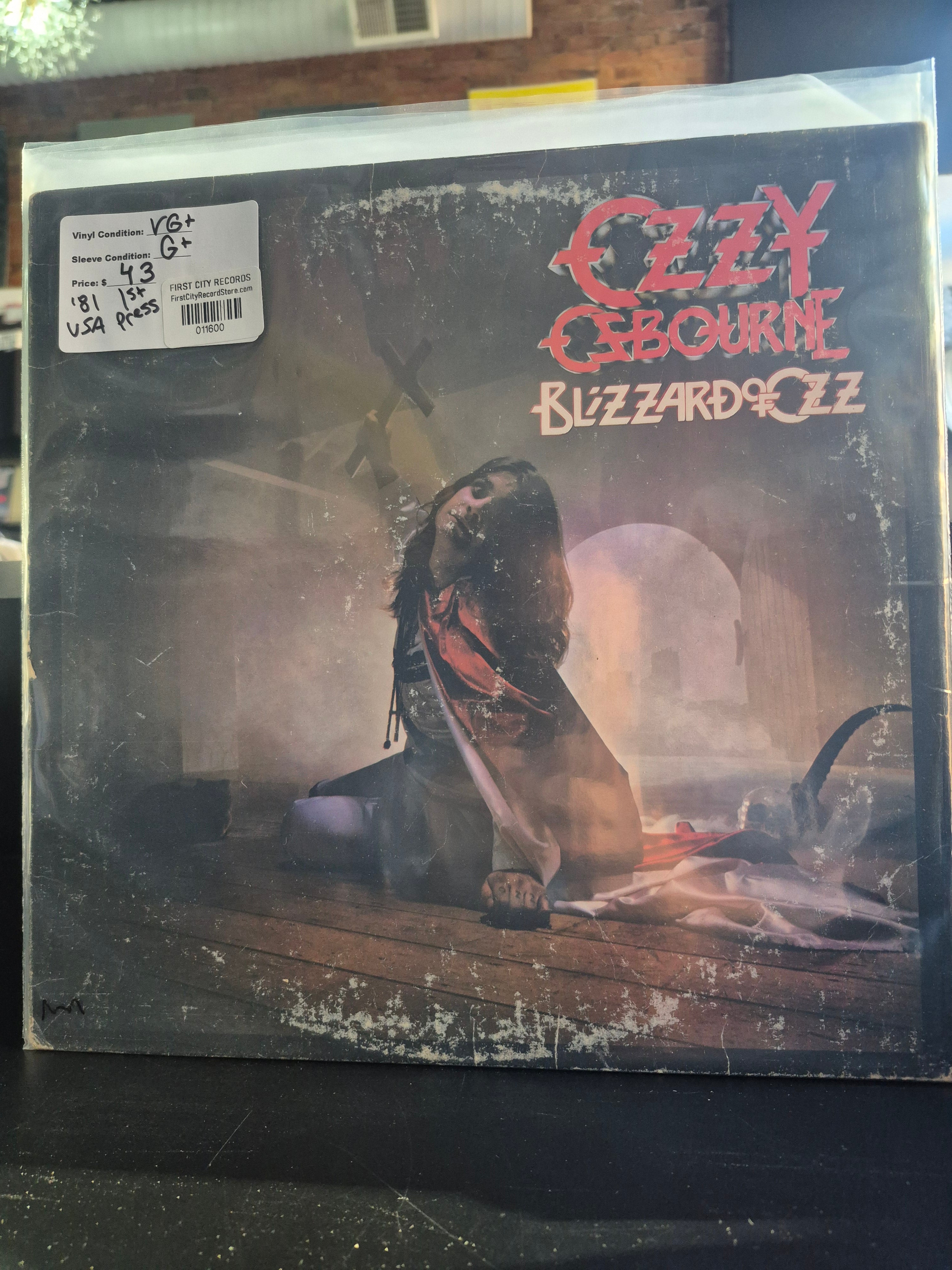Ozzy Osbourne - Blizzard of Oz (1981, 1st Pressing, USED)