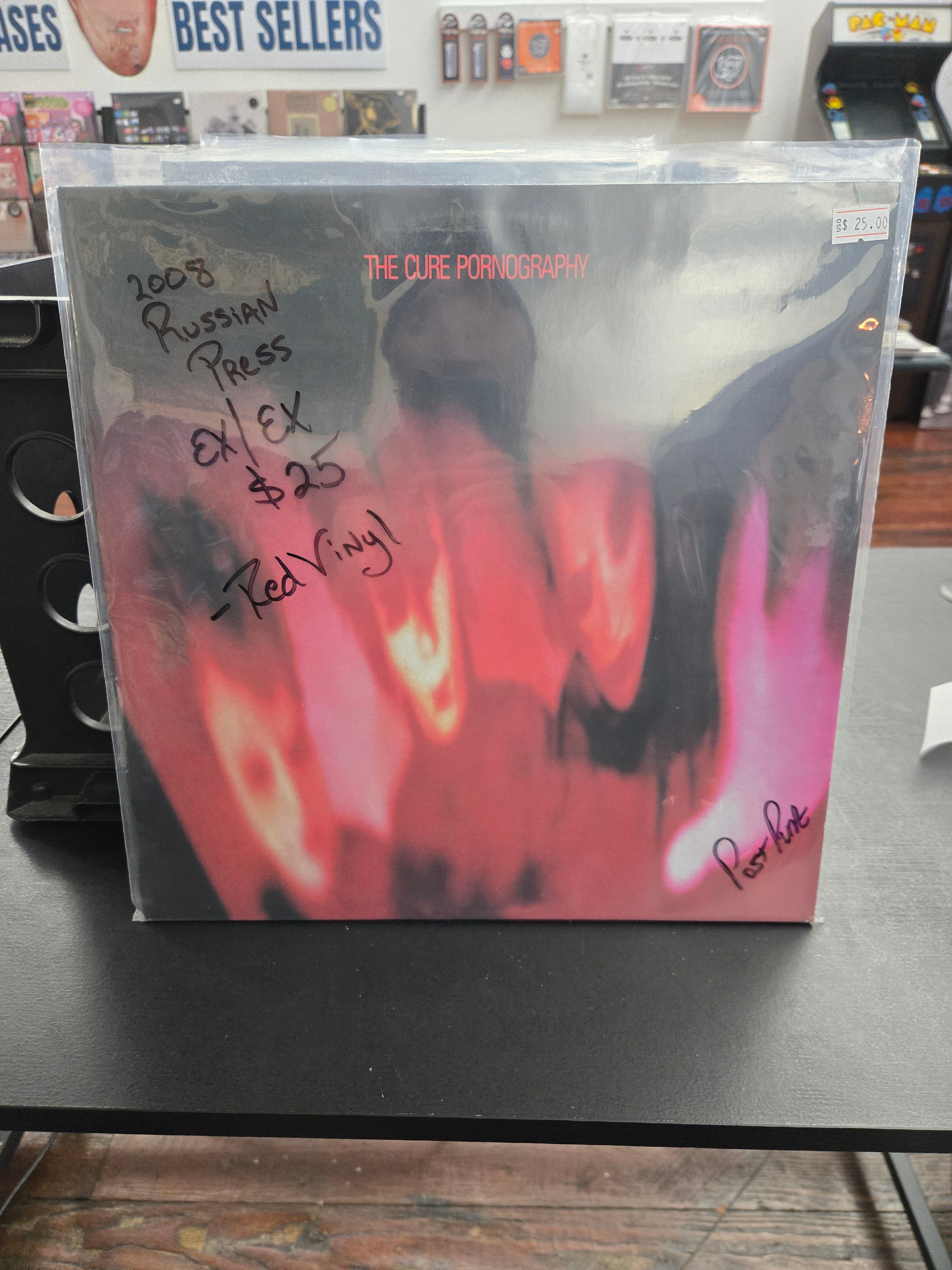 The Cure - Pornography (2008, Russian Press, Red Vinyl)