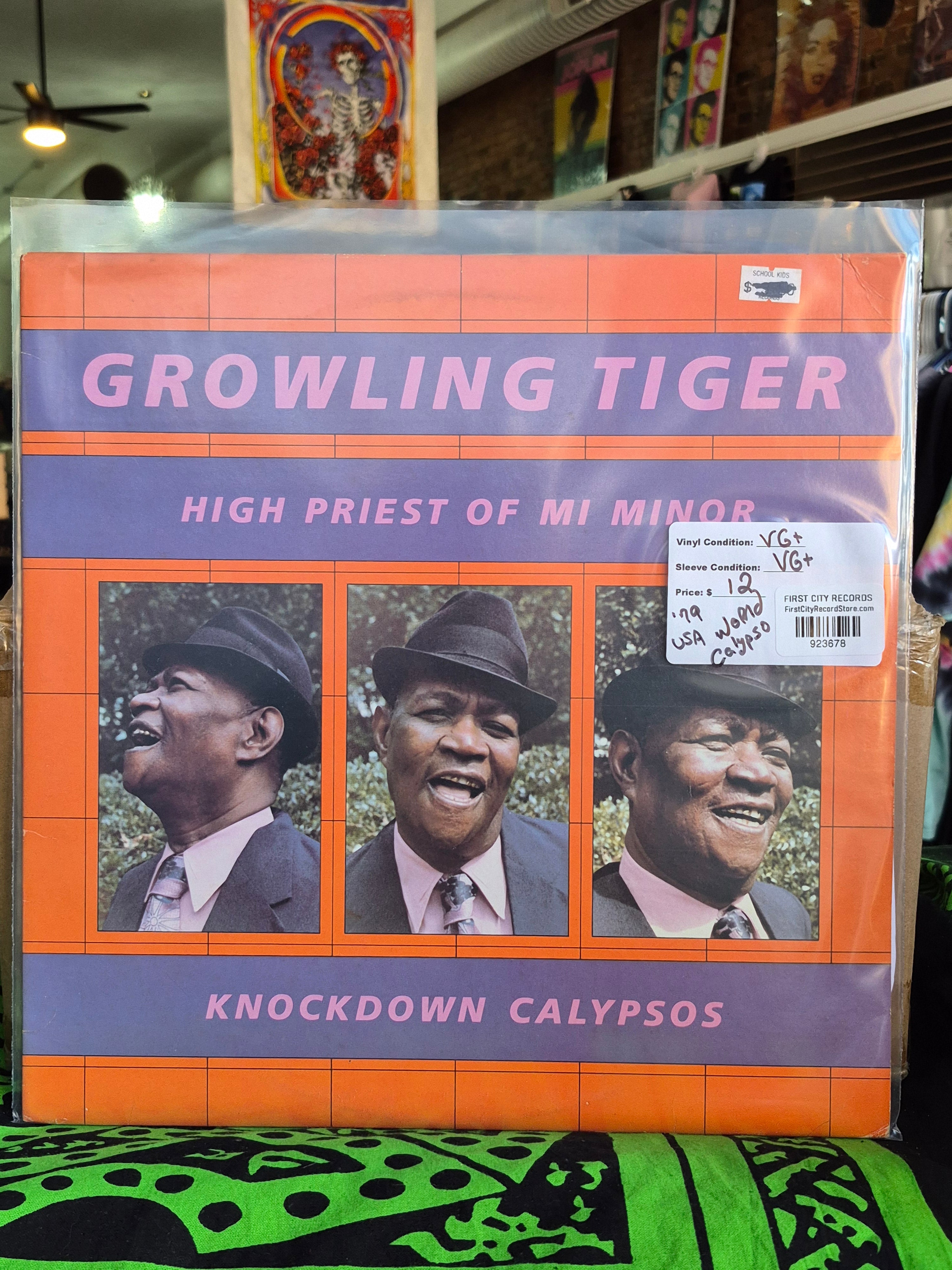 Growling Tiger - Knockdown Calypsos (1979, USED)