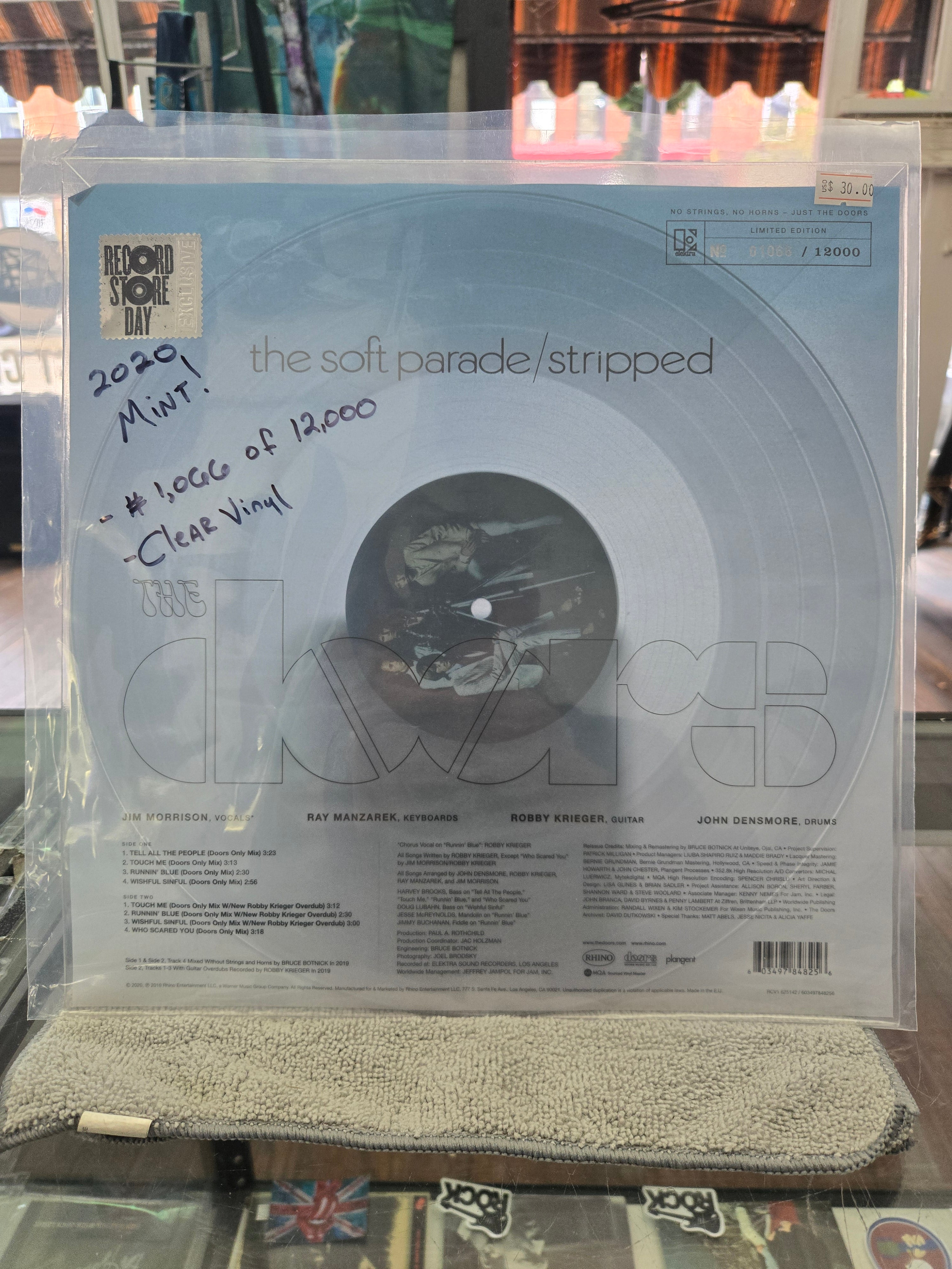 The Doors - The Soft Parade/ Stripped (2020 RSD, Clear Vinyl)