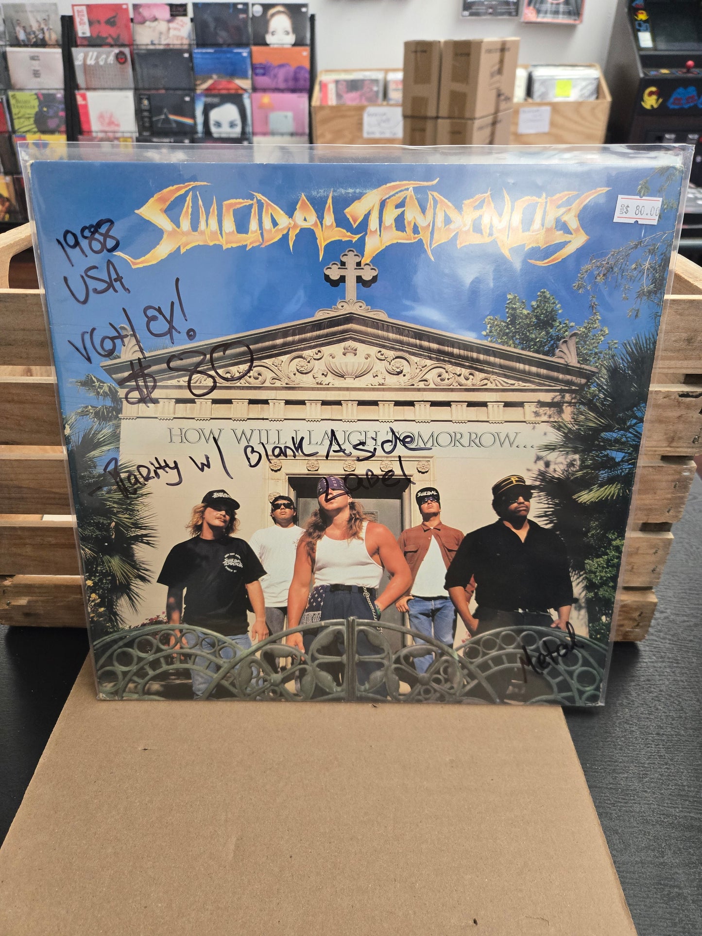 Suicidal Tendencies - How Will I Laugh Tomorrow (1988, Rarity with Blank A-Side Label)