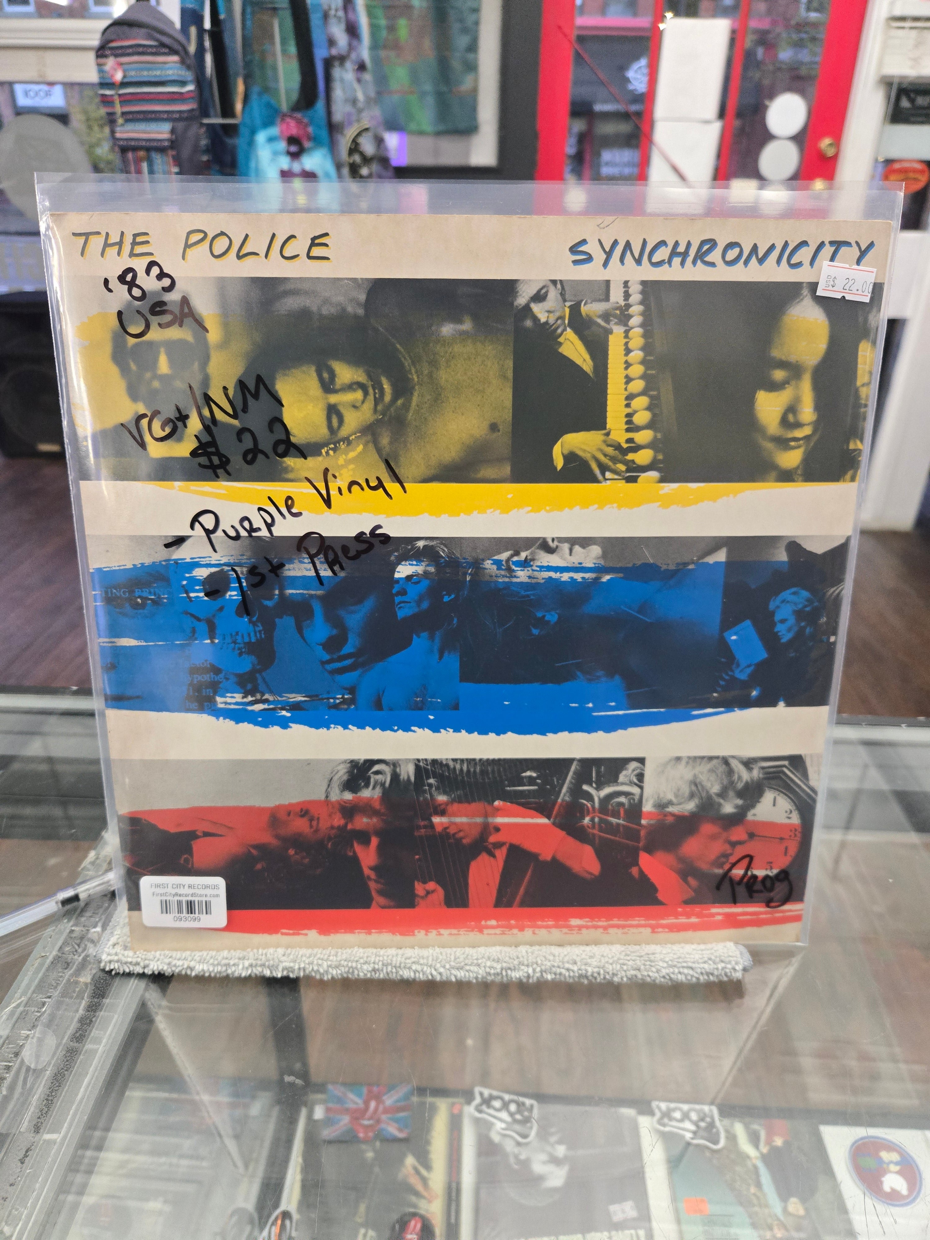 The Police - Synchronicity (1983, Purple Vinyl, First Press)