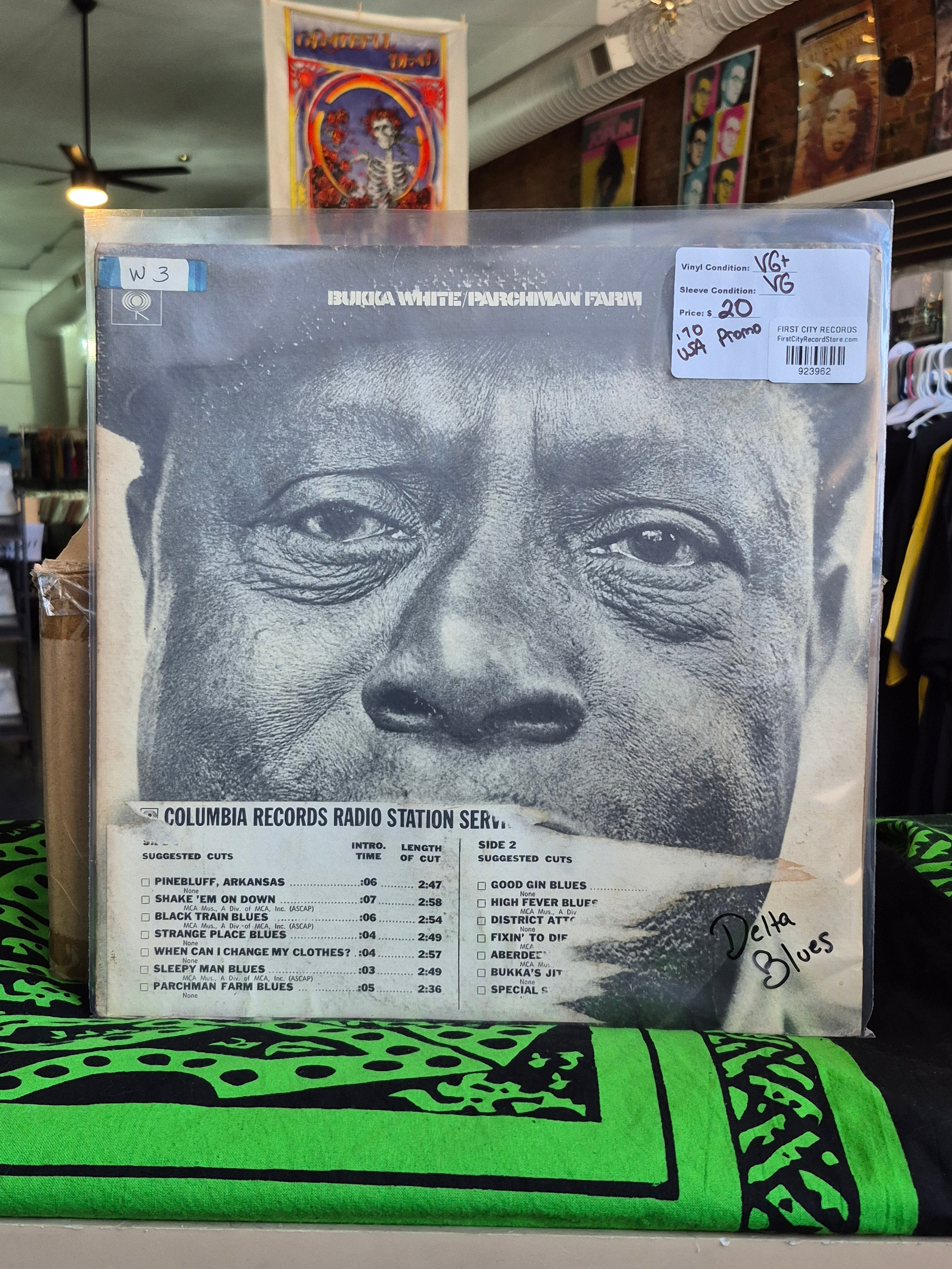 Bucca White - Parchman Farm (1970, Promo, USED)