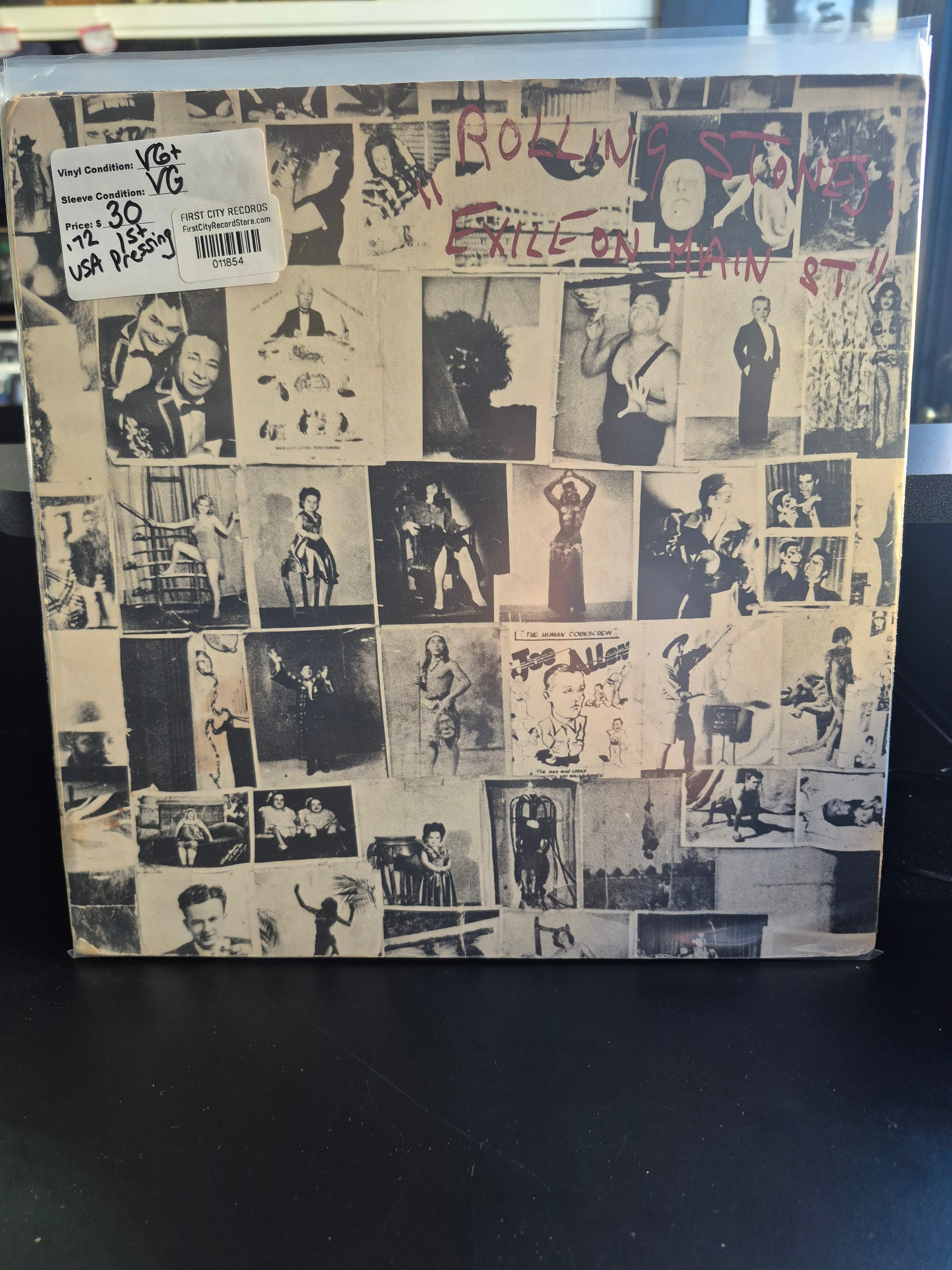 Rolling Stones - Exile on Main St (1972 USA, 1st Pressing, USED)