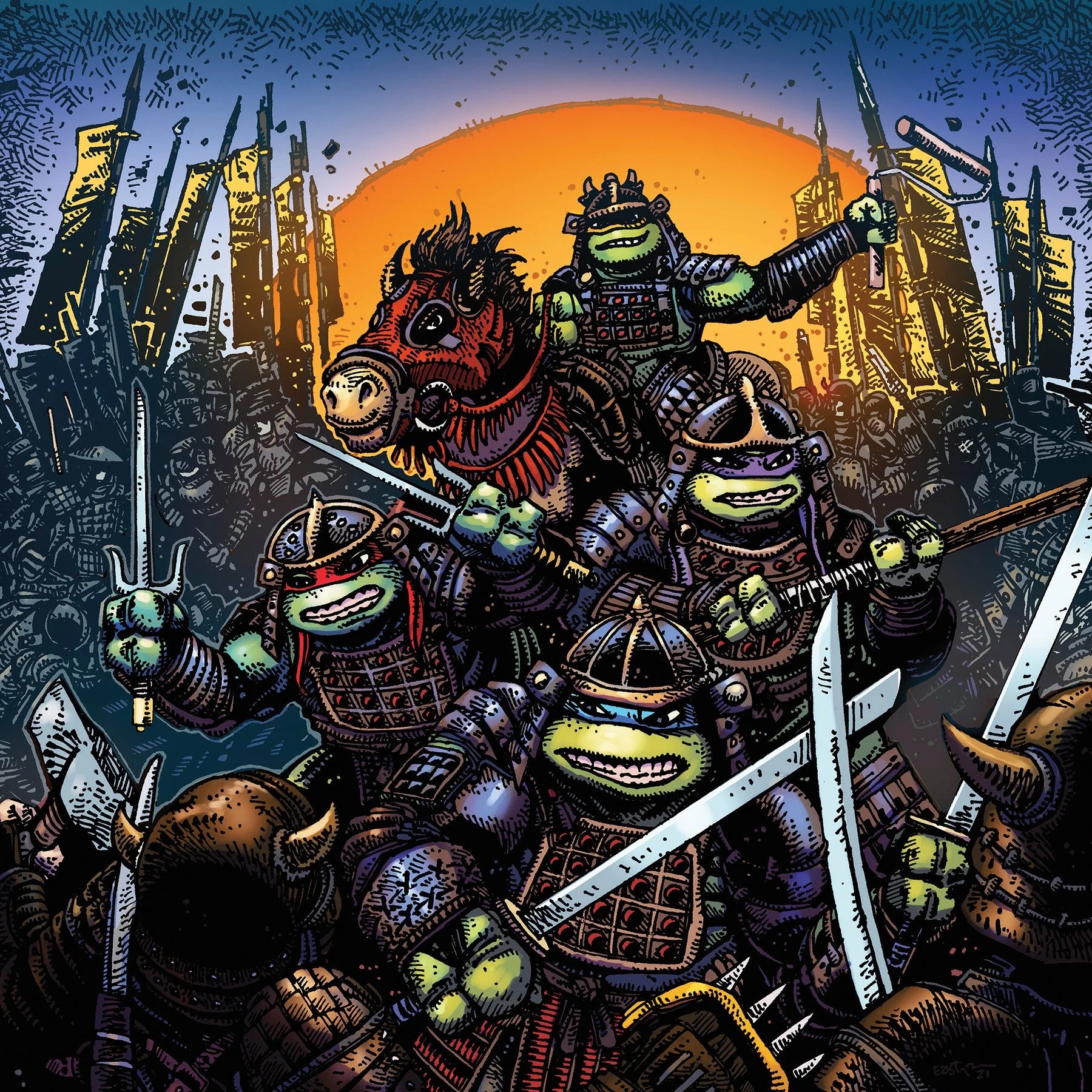Waxwork Records Teenage Mutant Ninja Turtles 3 (Time Scepter Variant)