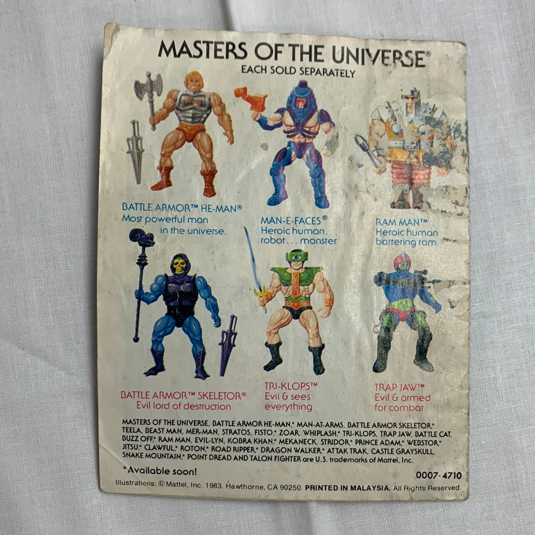 Masters of the Universe figure 1982 Man At Arms