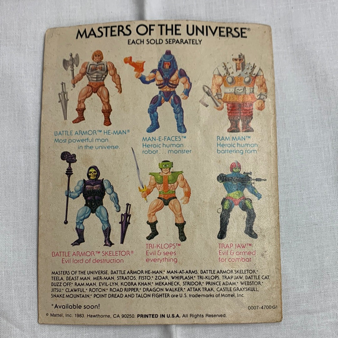 Masters of the Universe figure 1984 Fisto