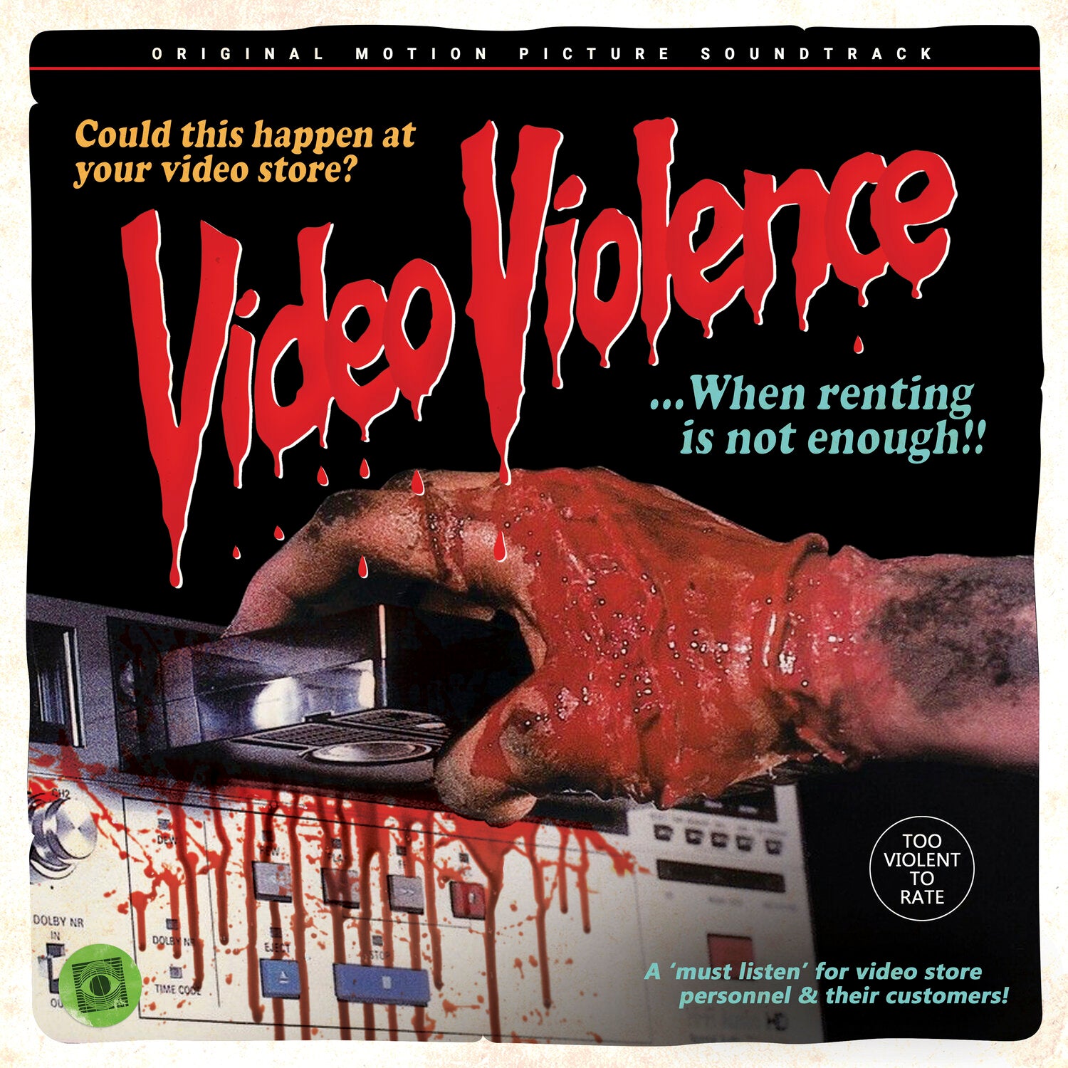 Video Violence Soundtrack (Clear w/ Blood Swirls )