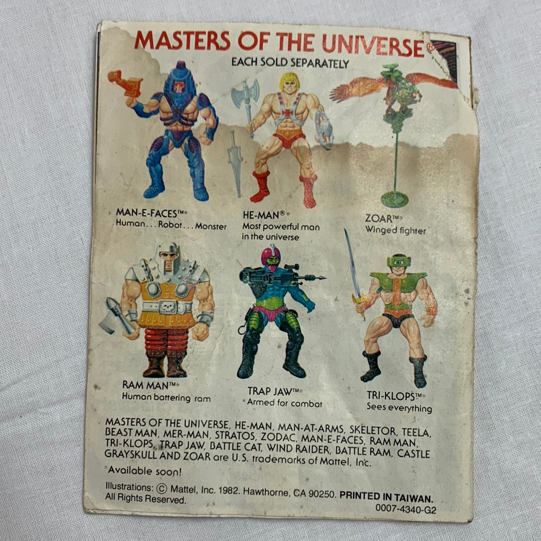 Masters of the Universe figure 1983 Man E. Faces