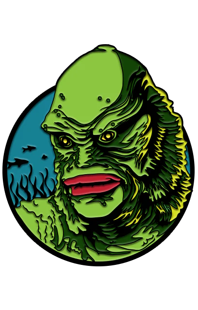 UNIVERSAL CLASSIC MONSTER - CREATURE FROM THE BLACK LAGOON ENAMEL PIN