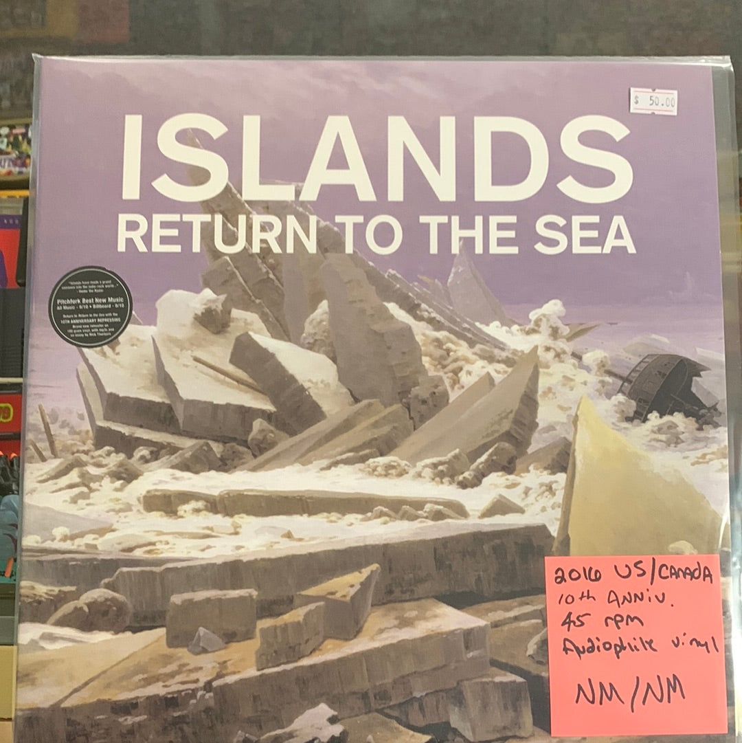 Islands - Return To The Sea LP 2016 US/Canada 10th Anniversary 45 rpm audiophile vinyl NM/NM