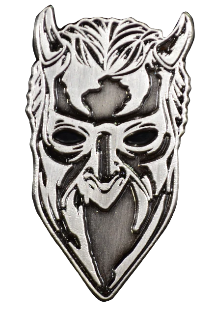 GHOST NAMELESS GHOUL ANTIQUE NICKEL ENAMEL PIN