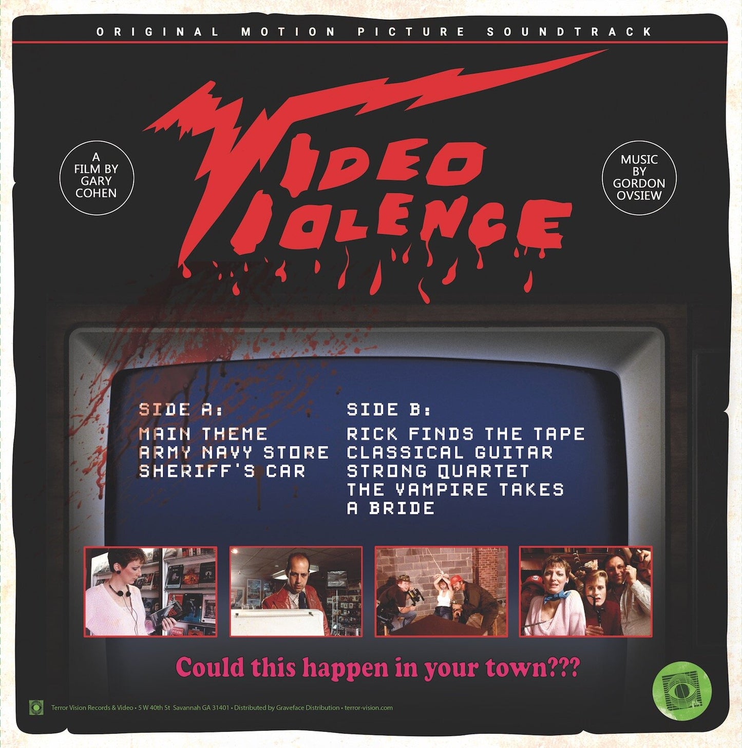 Video Violence Soundtrack (Clear w/ Blood Swirls )